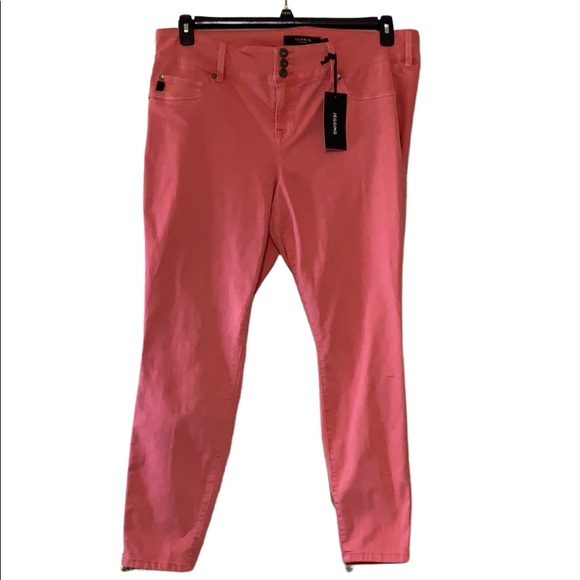 torrid Denim - Torrid Peach/Pink Jegging Size 20R NWT